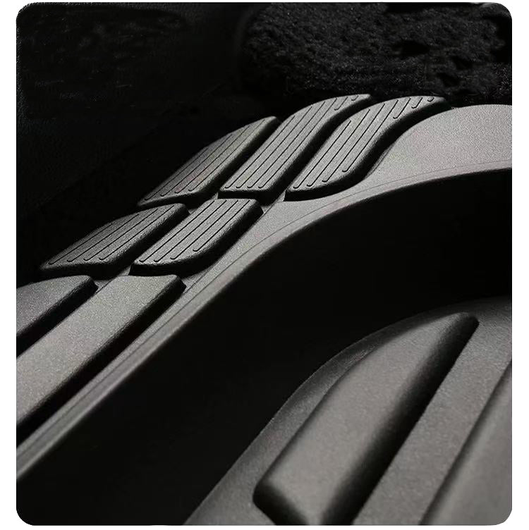 Floor Mats for Automobiles,Deep Dish All-Weather Car Mats, Waterproof Trim-To Fit Automotive Floor Mats for Cars Trucks SUV, Universal Floor Liner Car Accessories, Black, Full Set