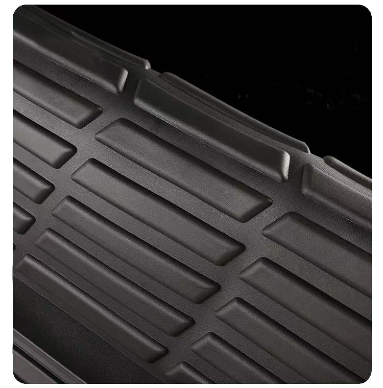 Floor Mats for Automobiles，Deep Dish All-Weather Car Mats, Waterproof Trim-To Fit Automotive Floor Mats for Cars Trucks SUV, Universal Floor Liner Car Accessories, Black, Full Set